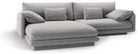 Világosszürke sarokkanapé (bal oldali) Torino – Micadoni Home