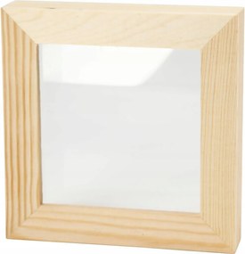 3D képkeret, 12,3x12,3 cm, mélység 2,5 cm