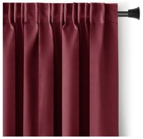 Borvörös sötétítő termo függöny 140x245 cm Pleat – Restilo