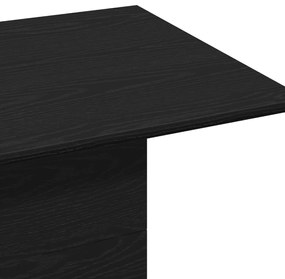 Fekete Tölgy Kávézóasztal 102x55,5x40 cm Szerelt Fa