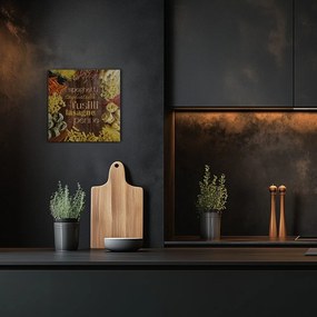 Üveg kép 30x30 cm Pasta – Styler