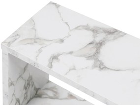 Kis asztal Life - Fehér, Marble