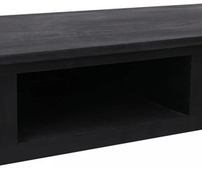 fekete fa tálalóasztal 110 x 45 x 76 cm