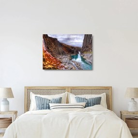 Üveg kép - Studlagil kanyon (70x50 cm)