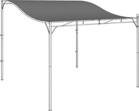 Outsunny pergola pótlóponyva, 298 × 293 cm (3×3 m kerethez) — sötétszürke | Aosom