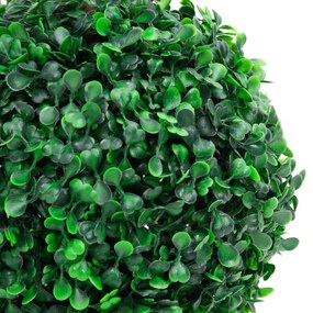 zöld gömbalakú cserepes műpuszpáng 60 cm