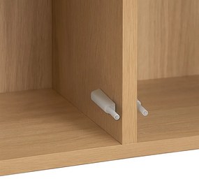 Boxie 2 ajtós fali szekrény 80x80x37 cm sonoma tölgy