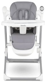 Lionelo - Gyermek étkezőszék NILES Szürke 4xAA