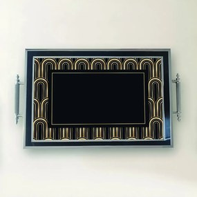 Üveg tálca, 38×24 cm – TPG9913