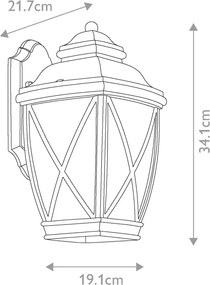 Kichler TANGIER KL-TANGIER2-M Fali lámpa 1x60W/E27
