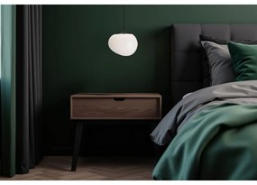 Fekete-fehér függőlámpa ø 25 cm Stones – Candellux Lighting