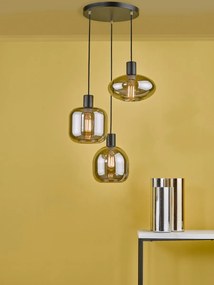 Dar Lighting modern függeszték aiden füstös daraid0310