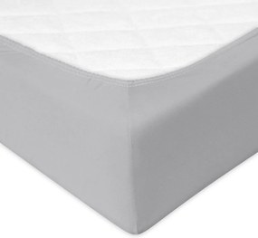 Matex Bamboo vízálló lepedő világosszürke, 80 x 160 cm