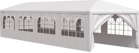 vidaXL fehér kerti pavilon 3 x 12 m