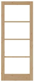 Belső Ajtó Üveggel ORKDAL Barna 86 x 211 cm