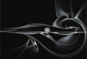 Dekoratív Fotótapéta Hálószobába Folyékony vonalak 152x104 Ragasztó