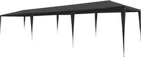 vidaXL antracitszürke PE rendezvénysátor 3 x 9 m