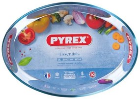 Pyrex üveg sütőedény ovális 2,2 l, 30 x 21 x 6 cm,30 x 21 x 6 cm