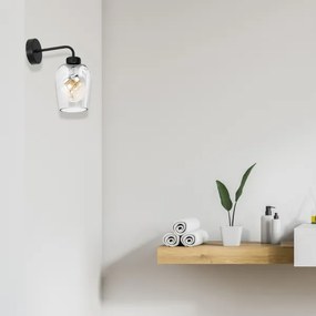 Fali lámpa SANTIAGO 1xE27/60W/230V átlátszó