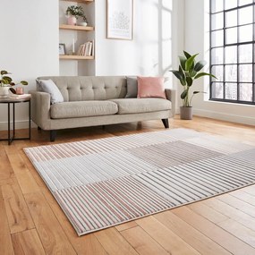 Rózsaszín-szürke szőnyeg 220x160 cm Apollo - Think Rugs