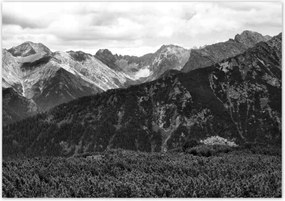 Poszterek 100x70 Tátra Lengyel hegyek Kilátás