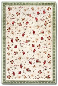 Zöld pamutkeverék szőnyeg karácsonyi mintával 160x230 cm Toy's Delight Green Christmas – Villeroy&amp;Boch