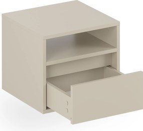 Zolia fali éjjeliszekrény 40 cm fiókkal - kasmír
