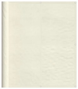 krémszínű erkélyparaván 100% oxford poliészter 120 x 700 cm
