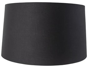 Pamut lámpabúra fekete 45/50/28 arany belsővel