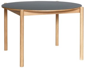 Tölgyfa kerek étkezőasztal ø 115 cm Oblique – Hübsch