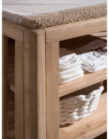 Natúr színű tölgyfa gyerek komód pelenkázó feltéttel 100x95x55 cm Forrest – Vipack