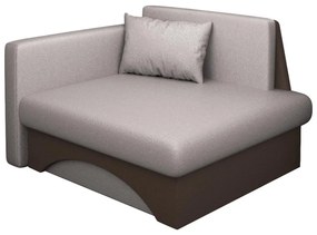 Fotel Kubosik new (bézsszürke taupe + barna) (B). 1119734