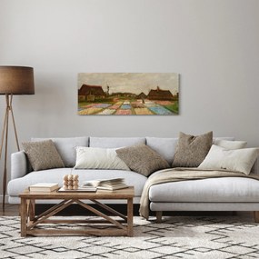 Kép - Vincent van Gogh, Flower Beds in Holland, reprodukciók (120x50 cm)