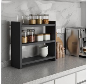 Asir Konyhapolc COSMIC 44x10 cm antracit 362ANT1121