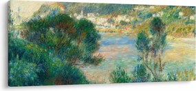 Kép - Auguste Renoir, View of Monte Carlo from Cap Martin, reprodukciók (120x50 cm)