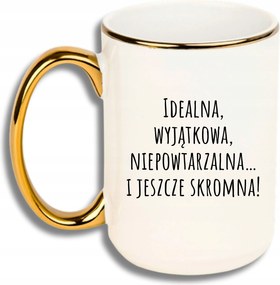 Bögre Nagy Fehér Arany Rant Vicces Ajándék Tökéletes Egyedi Szerény