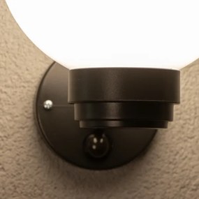 BRILAGI - Kültéri fali lámpa mozgásérzékelővel HARBOR 1xE27/40W/230V IP33 antracit/fehér