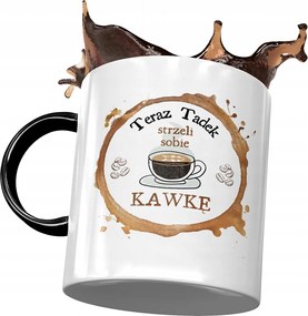 Fekete Bögre Tadek Tadeusz Férj Fia Nyomtatott Fotóval