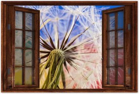 Poszterek 120x80 Pitypang színes