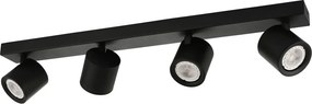 Italux Modern Spot lámpa Karlota Fekete ITXSPL-31959-4B-BK