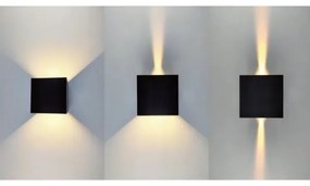 Kültéri fali lámpa KIOTO 1xG9/5W/230V IP44 fekete