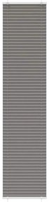 pliszírozott redőny antracit 50x200 cm szövetszélesség 49,4 cm