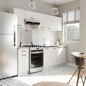 Konyhabútor szekrény OLI24M 240cm fehér konyhabútor szett munkalappal