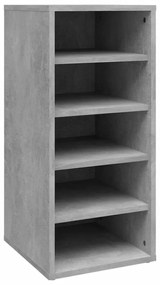 vidaX betonszürke szerelt fa cipősszekrény 31,5 x 35 x 70 cm