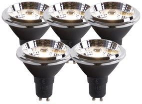 5 db-os készlet GU10 LED izzó AR70 6W 380lm 3000K