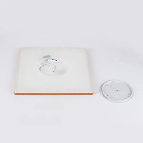 Brilagi - Ultra vékony fürdőszobai LED mennyezeti lámpa/24W/230V 42x42 cm rózsaarany IP54