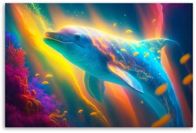 Gario Vászonkép Gyönyörű delfin Méret: 120 x 80 cm