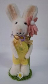 Nyuszi Filc Húsvéti Dekoráció Húsvétra 25 x 10 cm Dekoráció