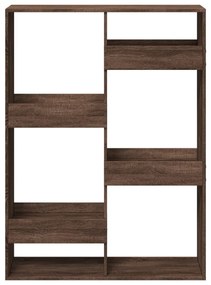 barna tölgy színű szerelt fa térelválasztó 100 x 33 x 135 cm