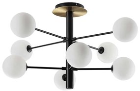 Ideal Lux - LED Csillár rúdon COSMOPOLITAN 8xG9/3W/230V átm. 64 cm fekete